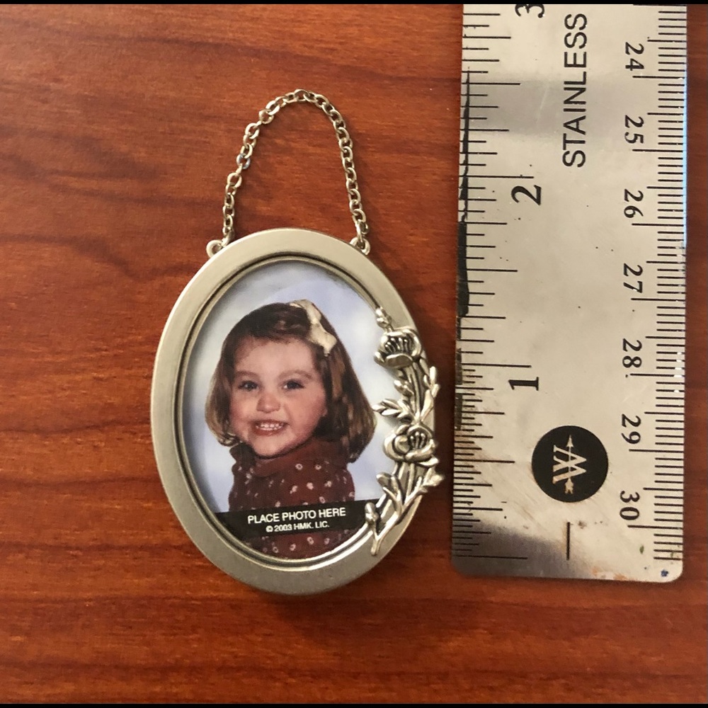 Hallmark Mini Photo Frame / Pendant / Christmas Ornament